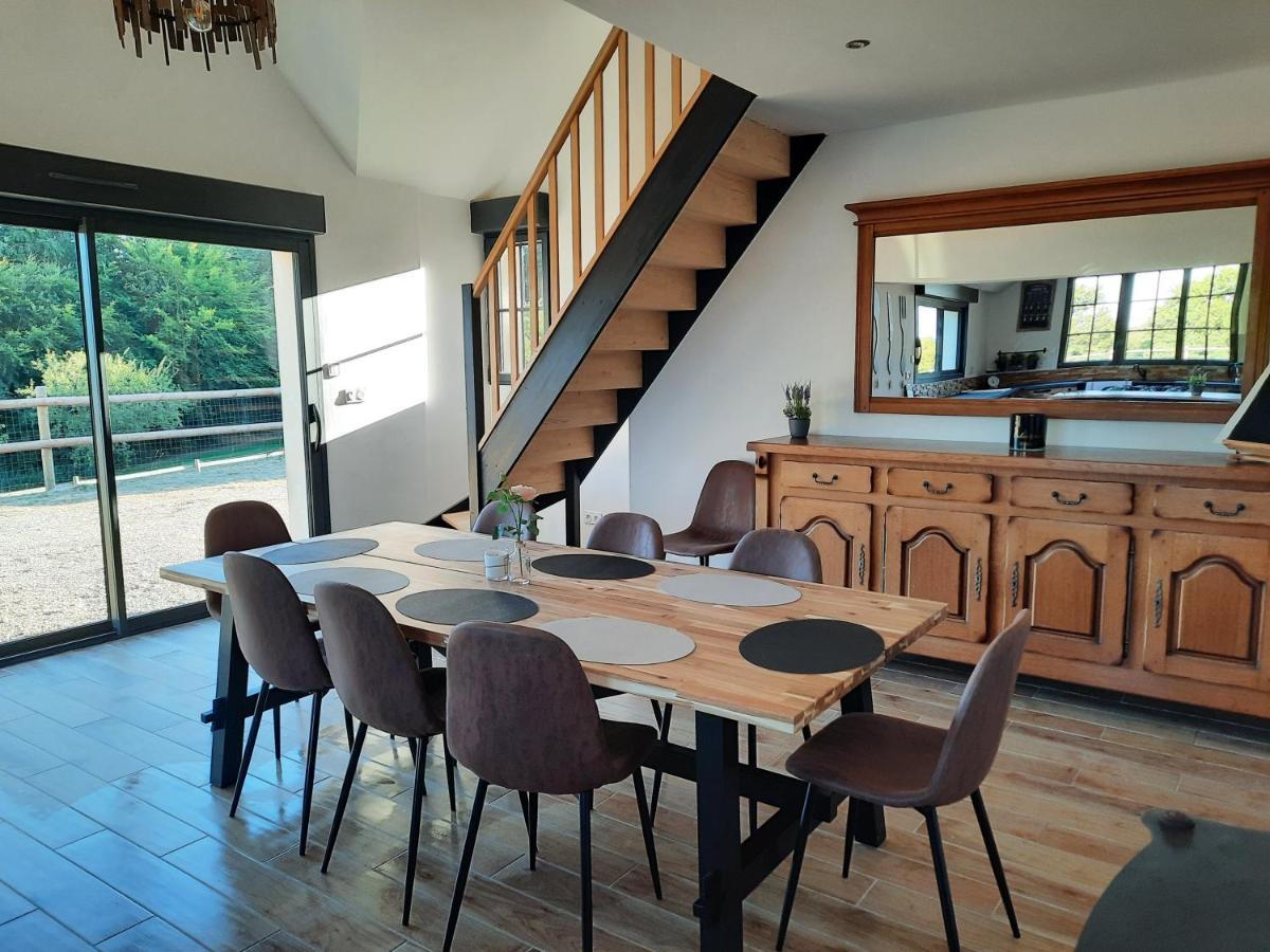Villa Madelaine Ranch, Nouvelle Piscine 2025 Le Gast Esterno foto